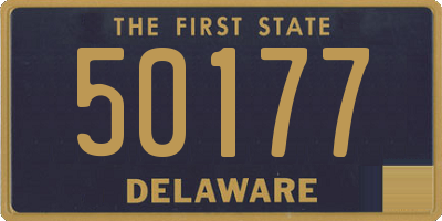 DE license plate 50177