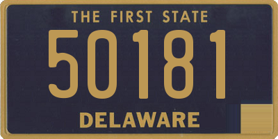 DE license plate 50181