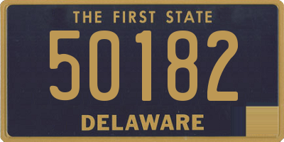 DE license plate 50182