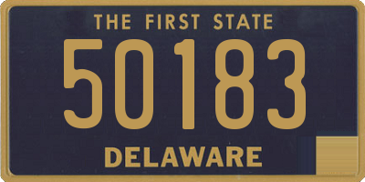 DE license plate 50183