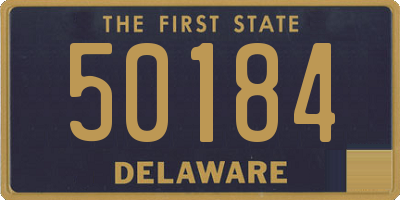 DE license plate 50184