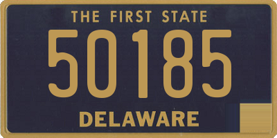 DE license plate 50185