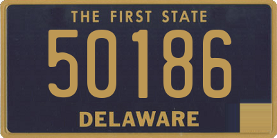 DE license plate 50186