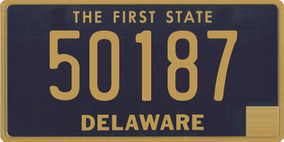 DE license plate 50187