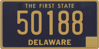 DE license plate 50188