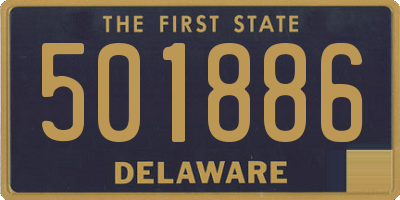 DE license plate 501886