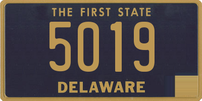 DE license plate 5019