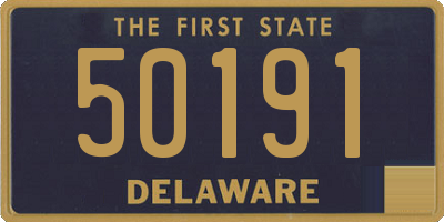 DE license plate 50191