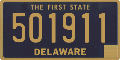 DE license plate 501911