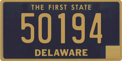 DE license plate 50194