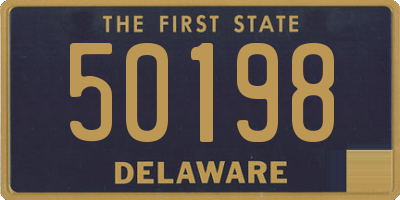 DE license plate 50198