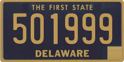 DE license plate 501999