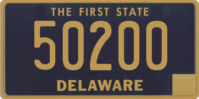 DE license plate 50200