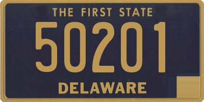 DE license plate 50201