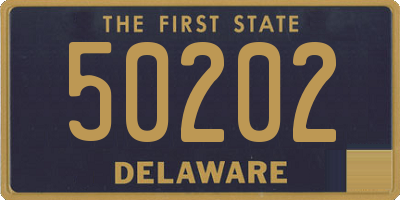 DE license plate 50202