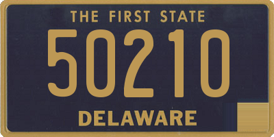 DE license plate 50210