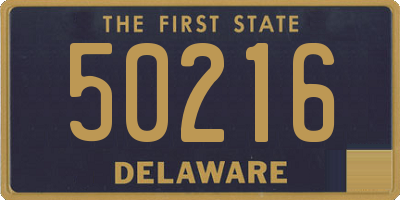 DE license plate 50216