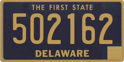 DE license plate 502162