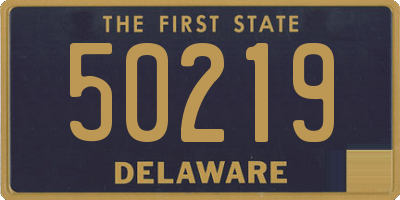 DE license plate 50219