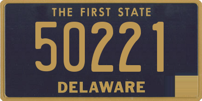 DE license plate 50221