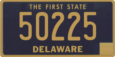 DE license plate 50225