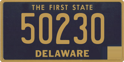 DE license plate 50230