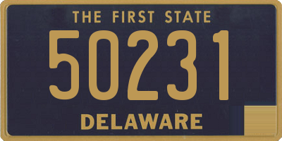 DE license plate 50231