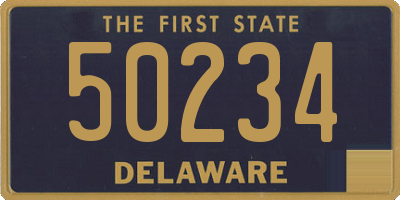 DE license plate 50234