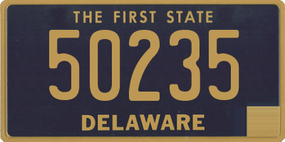 DE license plate 50235