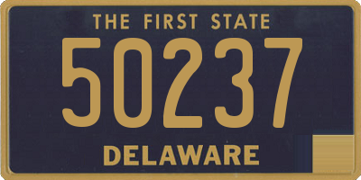 DE license plate 50237