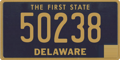 DE license plate 50238