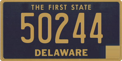 DE license plate 50244