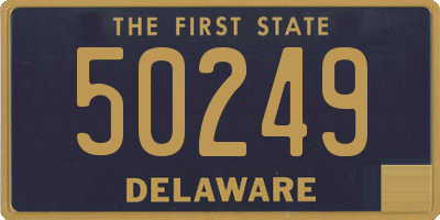 DE license plate 50249