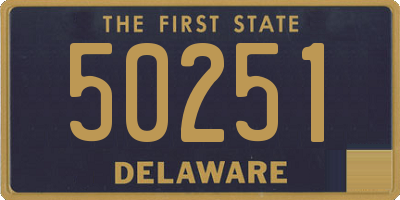 DE license plate 50251