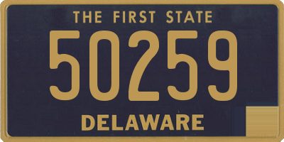 DE license plate 50259