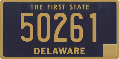 DE license plate 50261