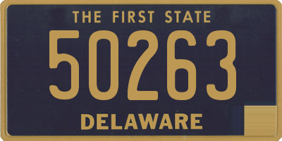 DE license plate 50263