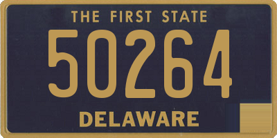 DE license plate 50264