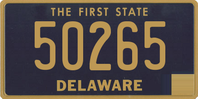 DE license plate 50265