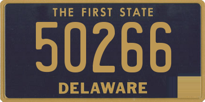 DE license plate 50266
