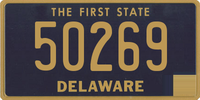 DE license plate 50269