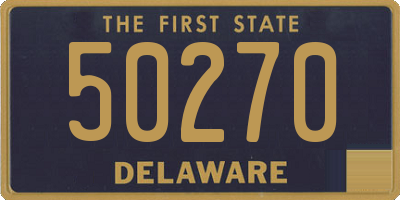 DE license plate 50270