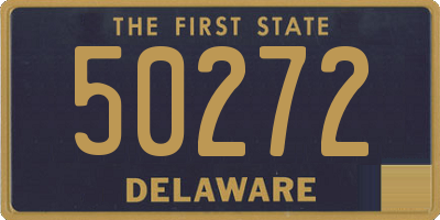 DE license plate 50272