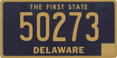 DE license plate 50273