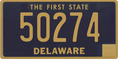 DE license plate 50274