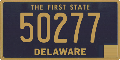 DE license plate 50277