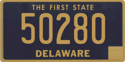 DE license plate 50280