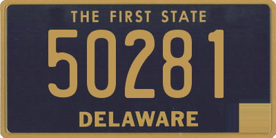 DE license plate 50281