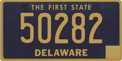 DE license plate 50282