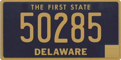 DE license plate 50285